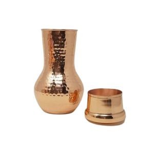 Handmade Hammered Copper Flower Vase Decorative Metal <b>Bottle</b> <b>Vintage</b> Craft Home Hotel Table Centerpiece Decor - Product Image 5