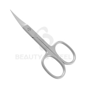 Ciseaux à cuticules ergonomiques professionnels avec des pointes courbées aiguisées et une finition en acier inoxydable pour une manucure de précision - Product Image 5