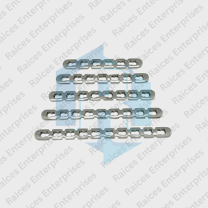 RAICES ENTERPRISES Placas de Reconstrucción de Acero Inoxidable de 3.0mm con Certificación CE X6-X10 para Cirugía Veterinaria con Tornillos Corticales - Product Image 6