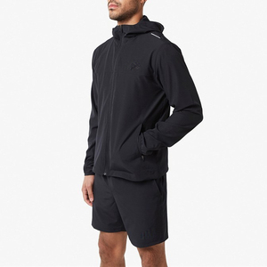 Ensemble veste coupe-vent et short en tissu premium, respirant, vêtements de sport d'extérieur, fournisseur de haute qualité - Product Image 1