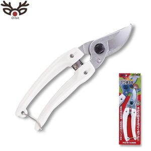กรรไกรตัดกิ่ง ARS Mini Choki 130DX สีขาว ขนาด 185 มม. ผลิตจากเหล็กกล้าคาร์บอนสูง ชุบโครเมียมแข็ง ผลิตในประเทศญี่ปุ่น - Product Image 1