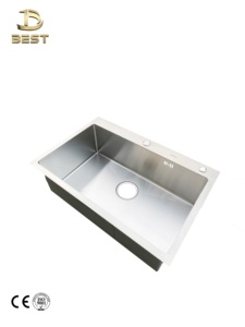 Fregadero de Cocina Rectangular Individual de Acero Inoxidable 304 de Alta Calidad, Hecho a Mano en Vietnam, Marca BEST, 5+ - Product Image 6