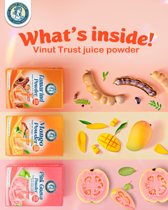 VINUT TRUST Polvo de Guayaba Rosa 16g Sachet Bebida con Extracto de Fruta Real para Adultos - Product Image 6