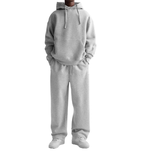 Custom Logo Active <b>Pullover</b> Cotton Polyester Pocket <b>Pullover</b> <b>Men</b> Tracksuit - Product Image 6