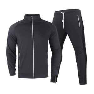 Conjunto Deportivo de Dos Piezas de Algodón para Hombre, Personalizado, Verano, Transpirable, con Botones, Estilo Urbano, Color y Logotipo Personalizados, Alta Calidad - Product Image 1