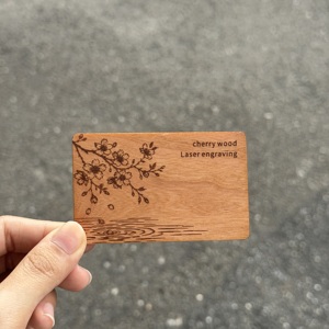 การ์ด NFC ไม้เชอร์รี่แบบกำหนดเอง ขายดีปี 2026 NTAG213/215/216 บัตรสมาร์ทการ์ด RFID สำหรับโซเชียลมีเดียและรีวิว Google แบบตั้งโปรแกรมได้ - Product Image 6