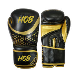 Gants de boxe Shine Gold en gros avec logo personnalisé, cuir PU de qualité supérieure, rembourrage supplémentaire, ajustement confortable pour l'entraînement et le sparring - Product Image 6