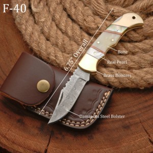 Best Selling Damascus Steel Hunting <b>Knife</b> Full Tang <b>Bone</b> <b>Handle</b> Bushcraft Survival <b>Knife</b> - Product Image 2