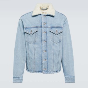 Veste de pluie respirante de haute qualité, design personnalisé, coupe slim, manches longues, nouveau style, veste en jean bleue pour homme, veste en jean pour garçons - Product Image 6