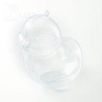 Kwang Hsieh (en français) Mini Canard PS Acrylique Transparent Décoration Suspendue pour Fête Jouets Ornements Pots à Bonbons Multicolores