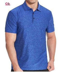 Camiseta Polo Personalizada para Hombre, de Verano, Manga Corta, Color Sólido, Cuello Camisero, Tejido de Algodón, Secado Rápido, Formal, Básica, para Golf - Product Image 2