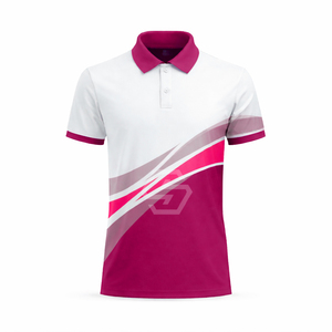Camisetas de Secado Rápido para Hombre, Camisetas de Polo de Golf Bordadas con Logotipo Personalizado de Alta Calidad, Transpirables, 100% Poliéster, Logotipo Personalizado - Product Image 3