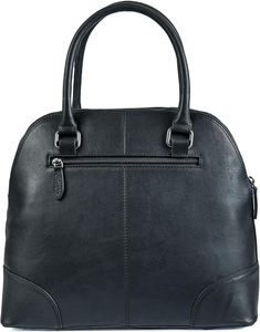 Bolso Tote de Cuero Genuino de la Mejor Calidad para Mujer, Estilo Minimalista, Abierto por Arriba, Gran Capacidad, Uso Diario Informal, Marrón, Dos Asas, en Venta - Product Image 1