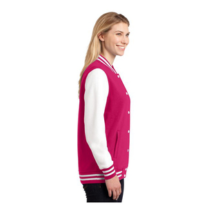 Chaqueta universitaria de béisbol estilo americano para mujer, para invierno, talla grande - Product Image 6