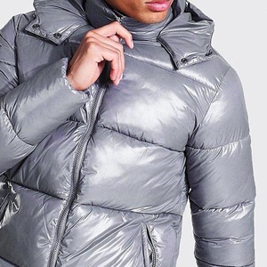 2025 Top Selling High Street Men's Stand Eco-Friendly Winter Puffer <b>Jacket</b> Multi-Color Canvas Warm Windbreaker Stylish High - Product Image 6