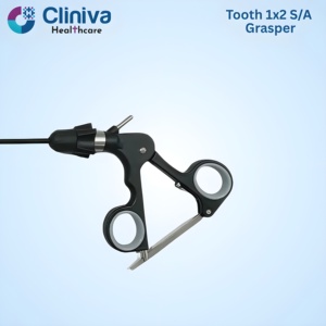 <b>Laparoscopic</b> Single Action 1 x 2 Tooth Grasper Manual <b>Laparoscopic</b> <b>Instruments</b> Surgical <b>Instrument</b> Set - Product Image 4