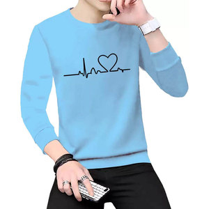 Sweat-shirt d'hiver pour homme de qualité supérieure, à manches longues, respirant, design slim fit, couleurs tendance, col rond. - Product Image 3