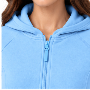 Conjunto Deportivo Casual de Felpa para Mujer, Chaqueta con Cuello Alto y Pantalones Acampanados, Cómodo para el Día a Día y Entrenamiento, Hecho a Medida en Fábrica - Product Image 6