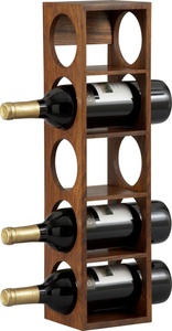 Porte-vin en bambou, organisateur de vin de table, rangement de vin de luxe, porte-bouteilles moderne, présentoir à vin rustique, bois artisanal - Product Image 2