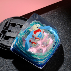 Teclas Artesanales Bosque Místico, Teclas Artesanales Personalizadas, Teclas Anime Lindas, Teclas Verdes, Juego de Teclas, Teclas de Madera - Product Image 3