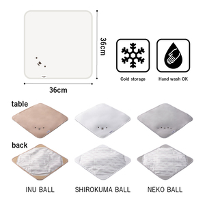 ANIBALL ผ้าห่อเบนโตะแบบ 2-in-1 ทำจากไนลอนพร้อมฉนวนกันความร้อน และแผ่นรองอาหารกลางวัน สไตล์ฟุโรชิกิแบบลำลอง ปิดแบบไขว้ ลายการ์ตูนสัตว์ - Product Image 6