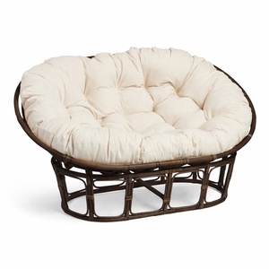 Cómoda silla ergonómica Mamasan para exteriores, patio, jardín, decoración del hogar, muebles de ratán, sillas Papasan. - Product Image 1