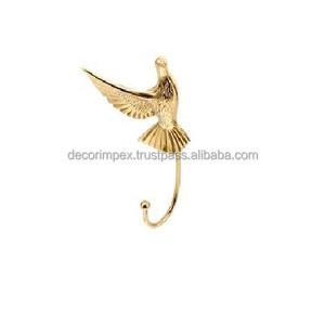 ตะขอแขวนผนังแบบปรับได้สำหรับตกแต่งบ้านหรือของสะสมงานทำจากทองเหลืองด้วยมือขนาดเล็กเป็นมิตรกับสิ่งแวดล้อม - Product Image 3