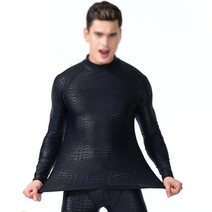 <b>Man</b> Long Sleeve Swimsuit Rash Guard Quick-Dry Diving Suit Snorkeling <b>Swimming</b> Surfing Rash guard - Product Image 1