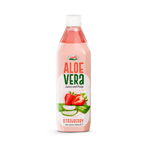 Fabricante de Bebidas de Aloe Vera Nawon, Bebida de Aloe Vera en Botella con Cubos de Aloe Vera, 500 ml, Jugo de Frutas, Marca Privada - Product Image 2