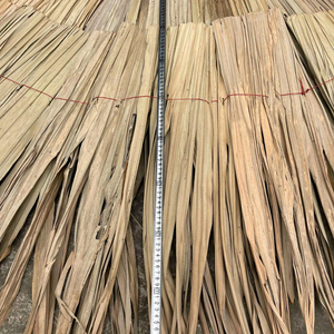 Cubierta Plegable de Paja Natural para Sombrilla de 2.1m, Fabricada en Vietnam, para Jardín Exterior, Venta al por Mayor y Exportación - Product Image 1