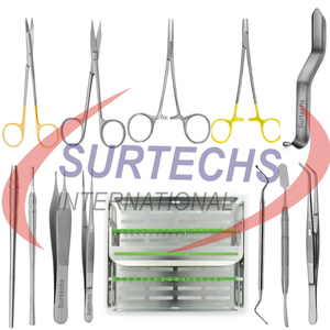 Kit de chirurgie buccale manuelle de base Top Notch Surtechs, 13 pièces, acier inoxydable allemand, certifié CE, instruments chirurgicaux dentaires réutilisables - Product Image 5