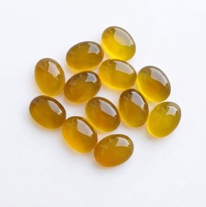 Calcaïdonie naturelle de mangue ovale en cabochon, pierre précieuse en vrac pour la fabrication de bijoux - Product Image 3