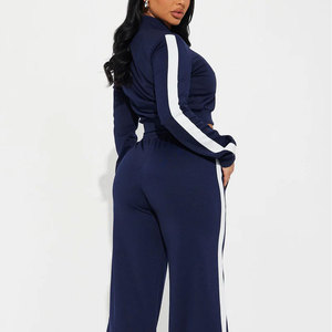 Zipper Custom Made Men Women Summer Nylon Reflective Piping Shell <b>Black</b> <b>Windbreaker</b> Jacket Pants Set Easy Wear Ski Tracksuit - Product Image 3