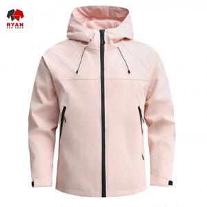 แจ็คเก็ตซอฟต์เชลล์แบบสั่งทำพิเศษสำหรับผู้ชาย ยี่ห้อ Ryan Pro Gear  พร้อมซิปปิดและโลโก้สั่งทำ  ทรงปกติ ดีไซน์แบบ OEM - Product Image 1