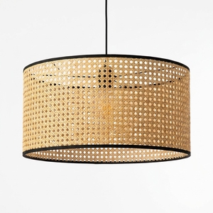 Handmade Bamboo Hanging Lampshade Woven Pendant <b>Light</b> <b>Shade</b> for Living Room Bedroom Kitchen Room Decor - Product Image 1