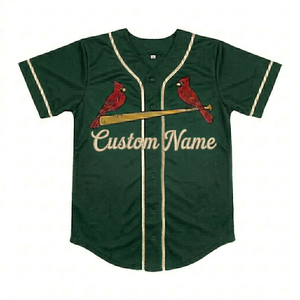 Uniforme Deportivo Personalizado con Logotipo, Jersey de Béisbol con Cierre de Botones, Manga Corta, Diseño Impreso para Rugby, Hockey sobre Hielo, Baloncesto, Fútbol - Product Image 3