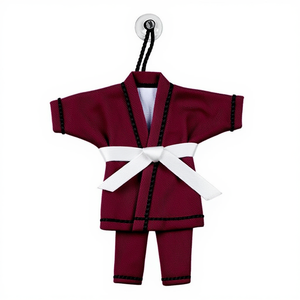 Llavero Miniatura de BJJ Gi, Estilo Uniforme de Artes Marciales, Jiu Jitsu, Karate, Taekwondo, Judo, con Hilo Bordado Personalizado - Product Image 5