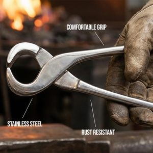 Farrier Hoof Tester, Horse Shoe <b>Puller</b>/Hoof Nipper and Spreader-Heavy Duty Stainless Steel Farrier Tools made by Life Care Instr - Product Image 2