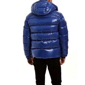 OEM ODM Custom Made Hooded Shiny Puffer <b>Jacket</b> For Men High Quality Winter Outerwear Windproof Cold Weather Padded Puffer <b>Jacket</b> - Product Image 3