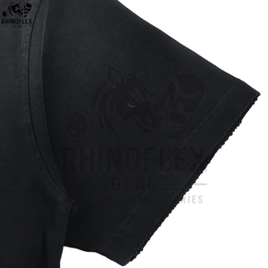 T-shirt unisexe en jersey de coton respirant, coupe ample, avec logo imprimé, manches courtes, grande taille, style décontracté, épaules tombantes, couleur unie - Product Image 6