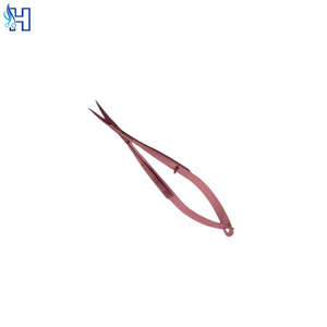 Ciseaux à cuticules professionnels en acier inoxydable courbés et affûtés, outil de coupe de précision avec logo personnalisé - Product Image 1