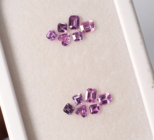 Piedra Preciosa de Zafiro Rosa Natural, Pequeña, Calibrada, para la Elaboración de Joyería - Product Image 5