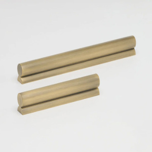 Poignée de meuble en laiton massif, design minimaliste, pour tiroirs de cuisine, quincaillerie de mobilier durable - Product Image 4