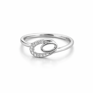 <b>Open</b> Oval Round Diamond Stones Romantic Women Wedding Engagement Promise Gift Daily Wear Fine Gemstone <b>Rings</b> - Product Image 1