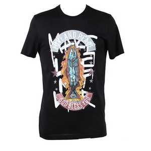เสื้อยืดคอกลมแขนสั้นผู้ชายขายดี ทรงปกติ พิมพ์ลายปลา ผ้าเจอร์ซีย์ถัก โลโก้ด้านหน้า สไตล์ลำลอง - Product Image 2