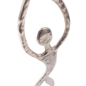 Contemporary Aluminium Figurative Sculpture Handmade Eco-Friendly Durable Modern Tabletop <b>Decor</b> for Living Room by Jaffs Exports - Product Image 5