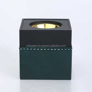 เตาเผาบัคฮูร์ไม้ผสมหนังสุดหรู ที่วางธูปแบบอาหรับ ตกแต่งบ้าน สำหรับเทศกาลรอมฎอนและของขวัญในโอกาสพิเศษ - Product Image 2