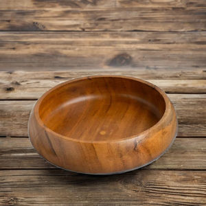 Juego de 3 Tazones de Madera Ecológicos, Tallados y Pulidos, Ligeros, para Uso Doméstico - Product Image 1