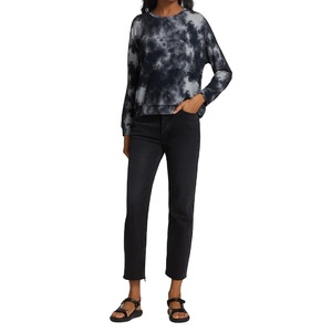 Servicio OEM Venta directa de fábrica Mujeres Último estilo Reversible Tie Dye Print Sudaderas para mujeres - Product Image 1
