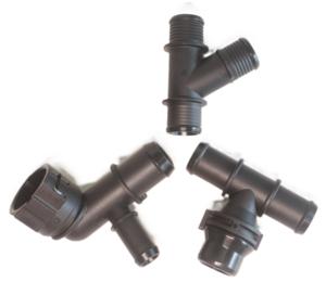 Abrazadera de tres tubos PA66 24mm-24mm-24mm 0058324001 para Automóvil - Product Image 1